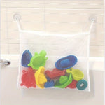 sac suspendu bain ventouses filet blanc jouets séchage rapide animaux balles