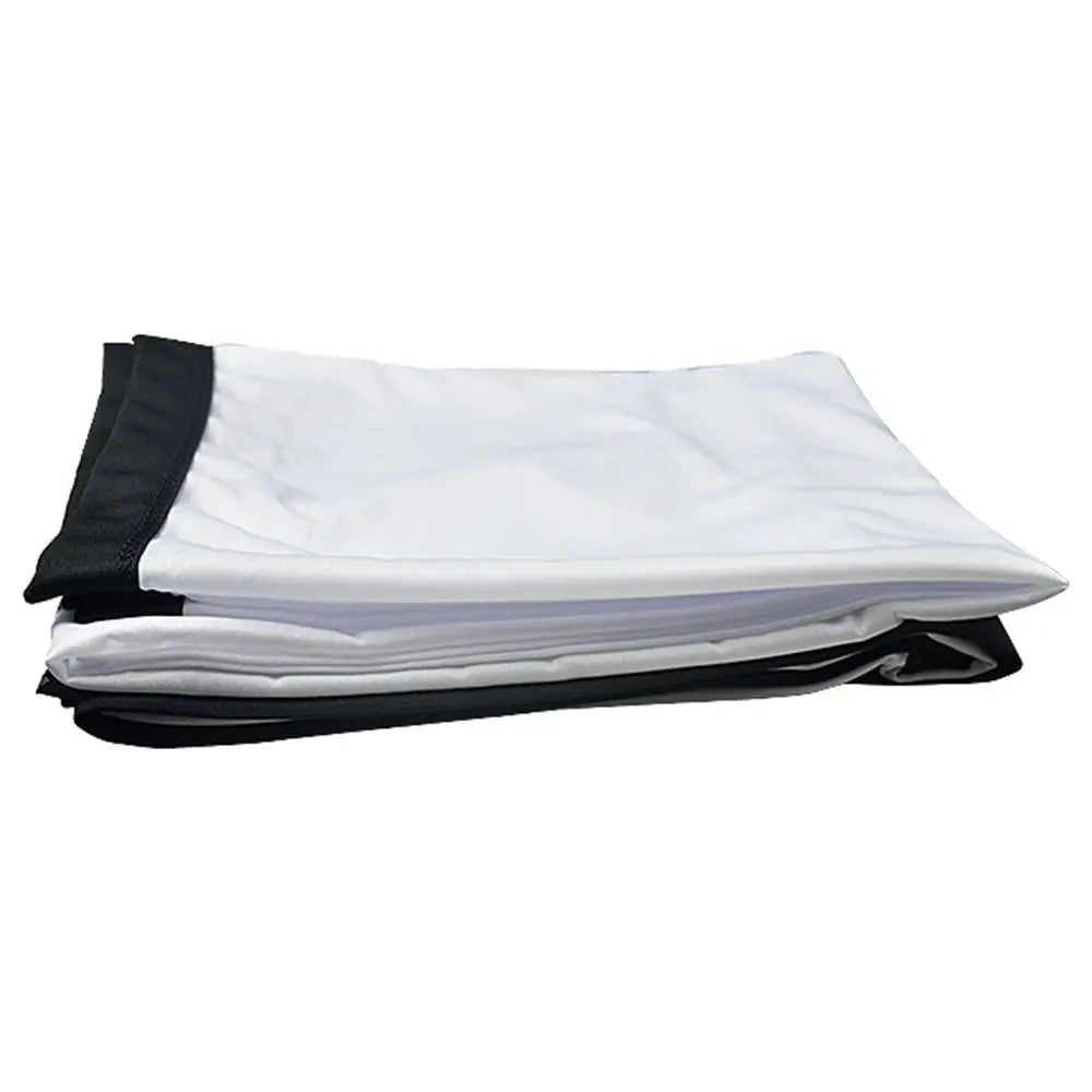 écran projection blanc mat 100 pouces 120 pouces 150 pouces rideau mural opaqué simple