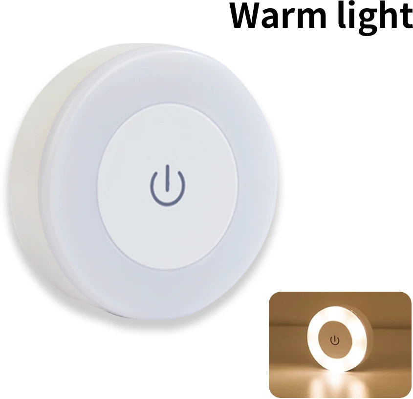 lampe chevet tactile rechargeable blanc moderne minimaliste interrupteur tactile base lampe adhésif économie dénergie