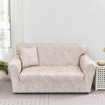housse canapé marron clair texture grunge moderne polyester solide accueil single double four