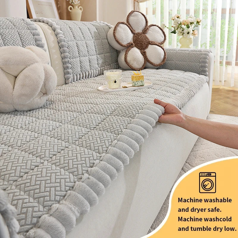 coussin canapé moderne gris noir tissu motifs géométriques antidérapant contemporain