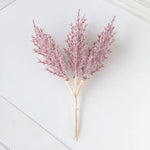 plumes séchées décoratives dorées argentées blanches rose pâle gris mariage fête maison rustique