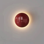 lampe murale led rouge moderne minimaliste brillante murale fixations discretes chambre salon