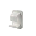 couvercle toilette blanc clips adhésifs pratique moderne salle bain rangement