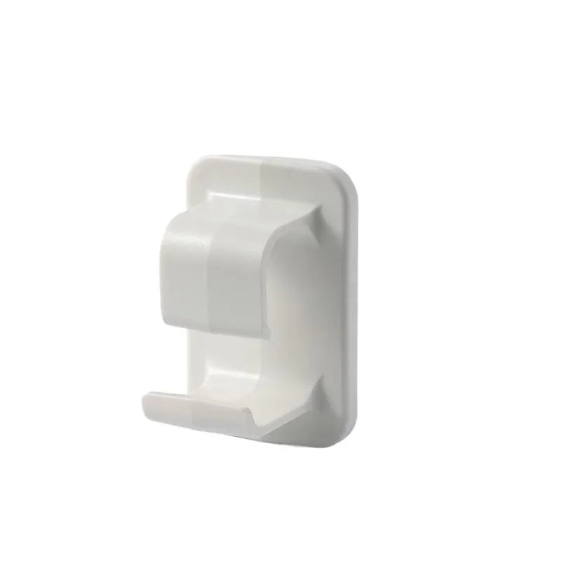 couvercle toilette blanc clips adhésifs pratique moderne salle bain rangement