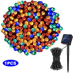 guirlande lumineuse solaire extérieure modes multicolore moderne étanche vacances noël mariage