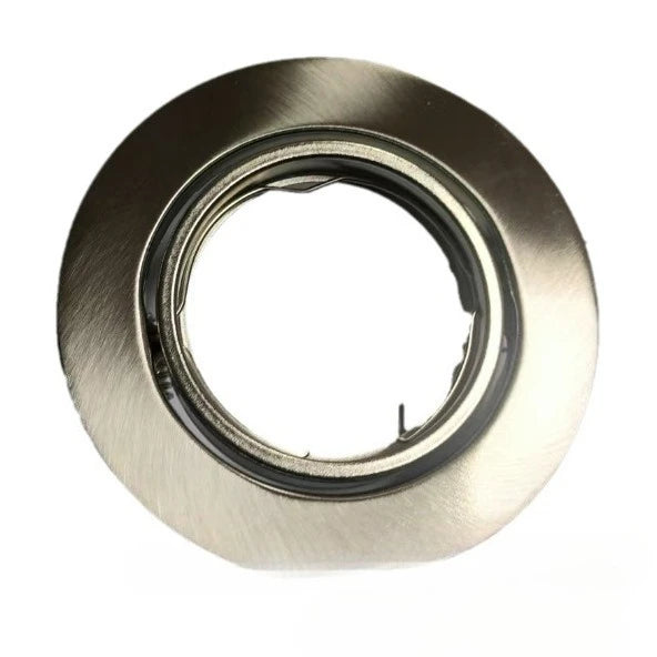 Anneau fixation LED noir argent chrome doré moderne