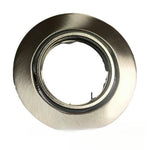 Anneau fixation LED noir argent chrome doré moderne