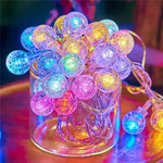 guirlande lumineuse multicolore translucides 10 20 40 led usb portative festive moderne clips fixation