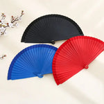 éventails pliants bois multicolore classiques clips fixation opacité plis réguliers traditionnels