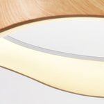 lampe suspendue bois naturel moderne blanc chaînes 40cm 50cm 60cm lumière chaude certification sécurité
