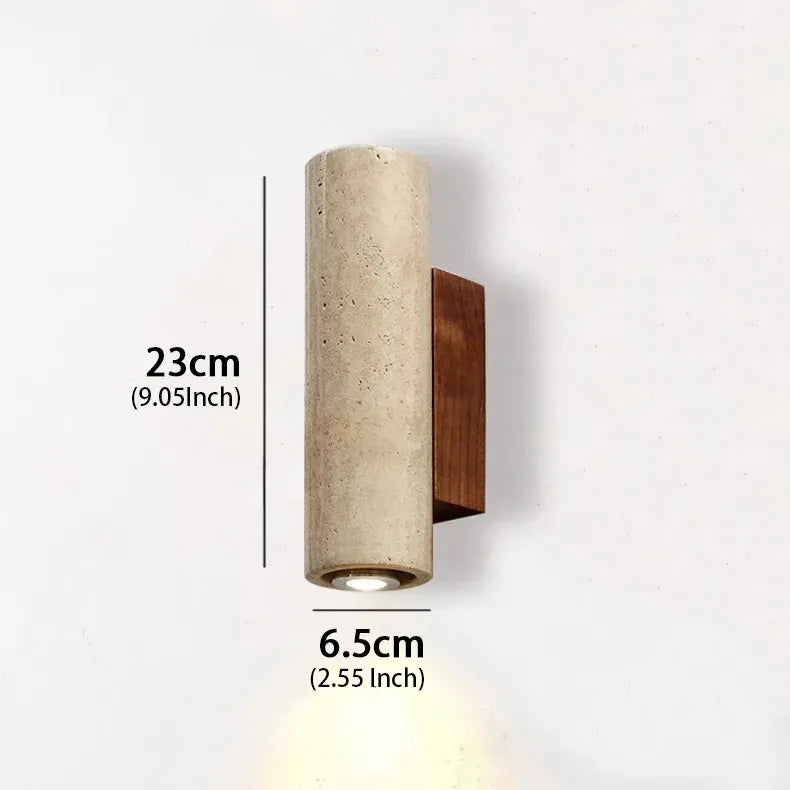 lampe murale moderne marbrée pierre 3000K 4200K entrée chambre étude