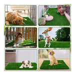tapis herbe artificielle vert moderne chiens réutilisable lavable sans odeurs drainage intérieur
