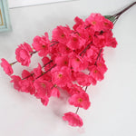 branches artificielles fleurs jaune rouge rose bleu blanc violet modernes intérieur decoration 55cm
