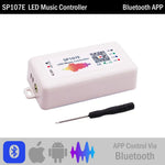 contrôleur led wifi bluetooth musique chargeur puissance 524v ws2812 ws2811 pixels blanc moderne