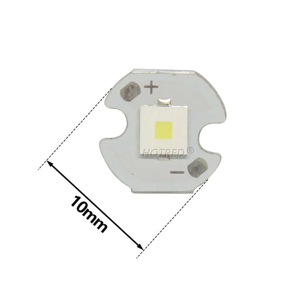 LED haute puissance 10W blanc froid 6500K 8mm 10mm 12mm 14mm 16mm 20mm moderne