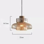 suspension lumineuse moderne verre craquelé transparent doré ampoules led 220v 240v moderne intérieur