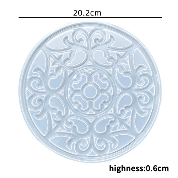 moule silicone floral mandala deco gâteau art deco symétrique cuisine