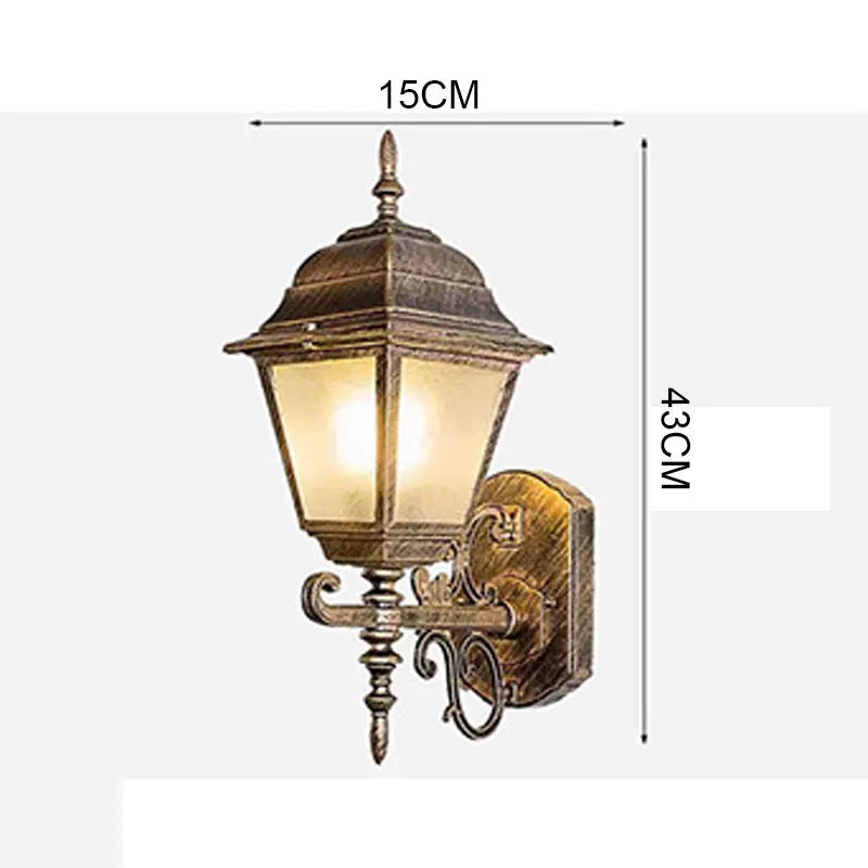 lampe murale bronze classique vintage éclairage extérieur intérieur chambre salle bain étude entrée fixée