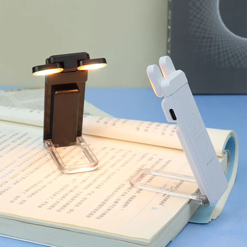 lampe lecture rechargeable led ajustable niveaux luminosité clip portable livre étudiant eye comfort
