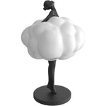 sculpture décorative femme nuage or argenté moderne minimaliste tour eiffelDecoration intérieureAccessoire designOpaque