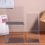 boîte rangement transparente acrylique vitrine présentation jouets objets collection plastique noir moderne