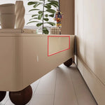 meuble tv moderne bois simple salon étagère blanche accessoires deco table basse minimaliste
