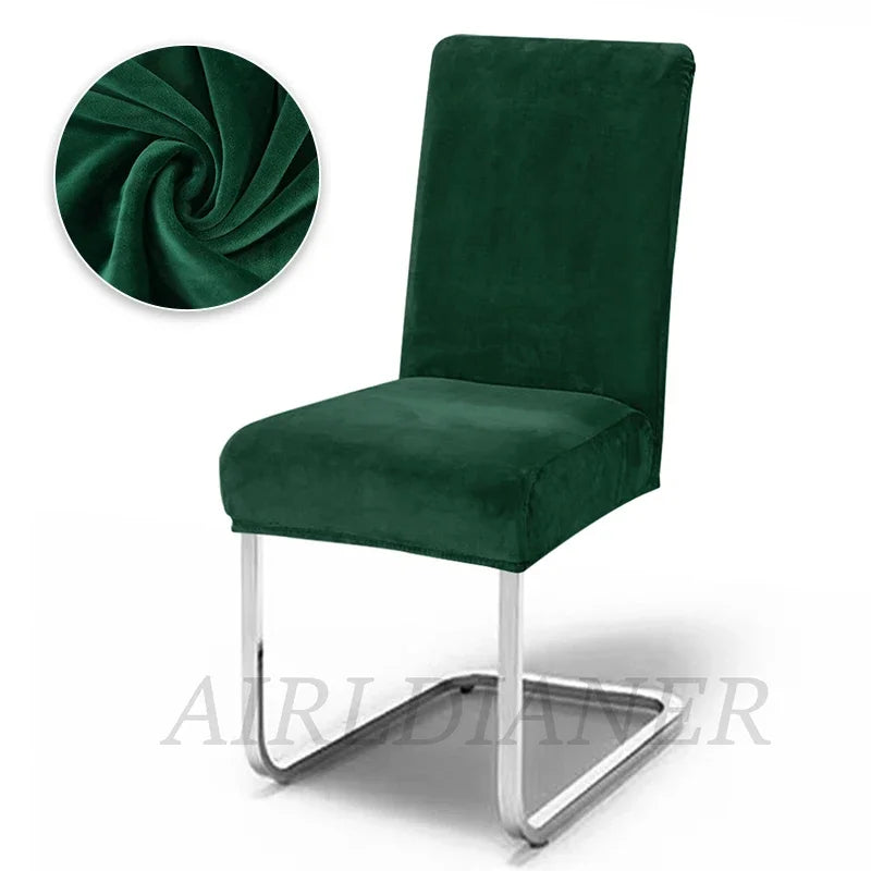 housses chaise velours gris moderne adhésif protection polyester élasthanne chaise banquet mariage plage fauteuil