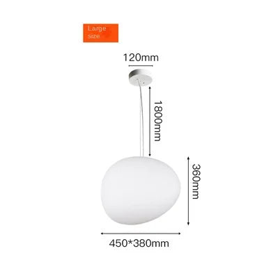 suspension led verre blanc moderne opaque salon chambre pendentif facile