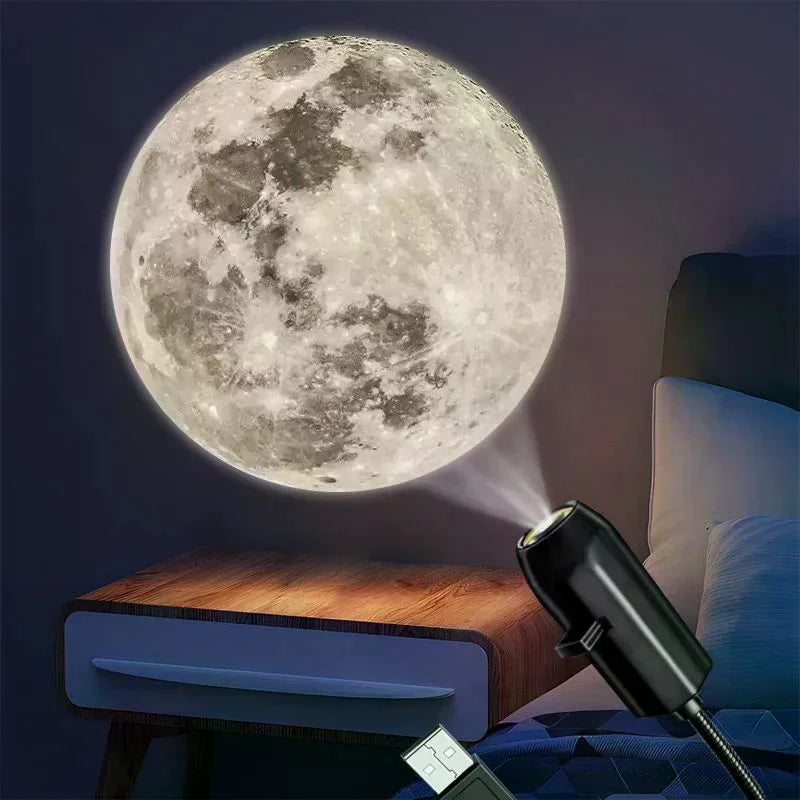 lampe projecteur étoiles veilleuse led halloween noël moderne sans fil usb chambre noire ambiance