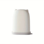 pot savon silicone bleu rose blanc moderne minimaliste adhésif couvercle
