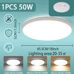 lampe led moderne blanc doré 18w 30w 40w 50w