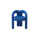 chaise moderne minimaliste tissu bouclé blanc rose gris bleu orange marron contemporaine assise dossier