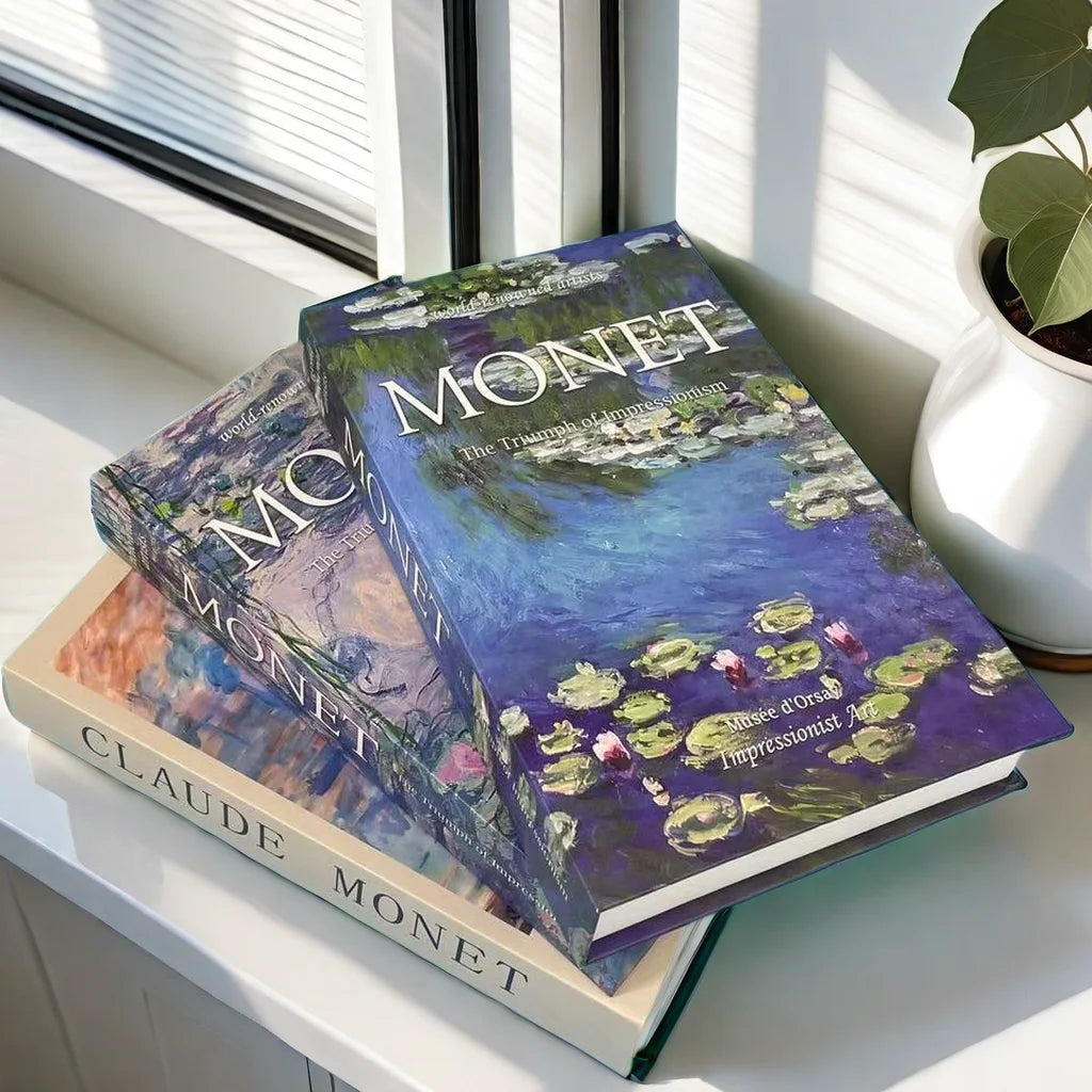 Fausse boîte à livres style Monet Matisse