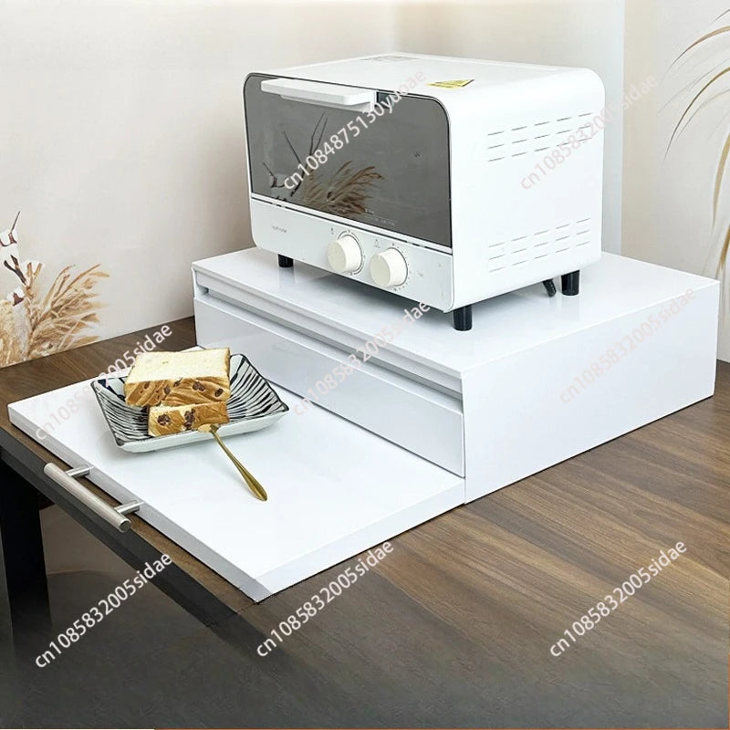 four convection blanc moderne plateau amovible pieds noirs dimensions 47cm 36cm extensible 36cm 26cm