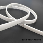 tube flexible blanc translucide moderne led étanche ip67 12mm ws2812 adaptable longueur