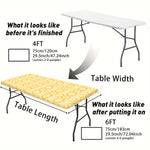 nappe table moderne motif floral bleu jaune beige coton polyester salle manger