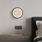 lampe murale blanc plâtre lunaire minimaliste éclairage led moderne fixée mur 2000 82000 lumens