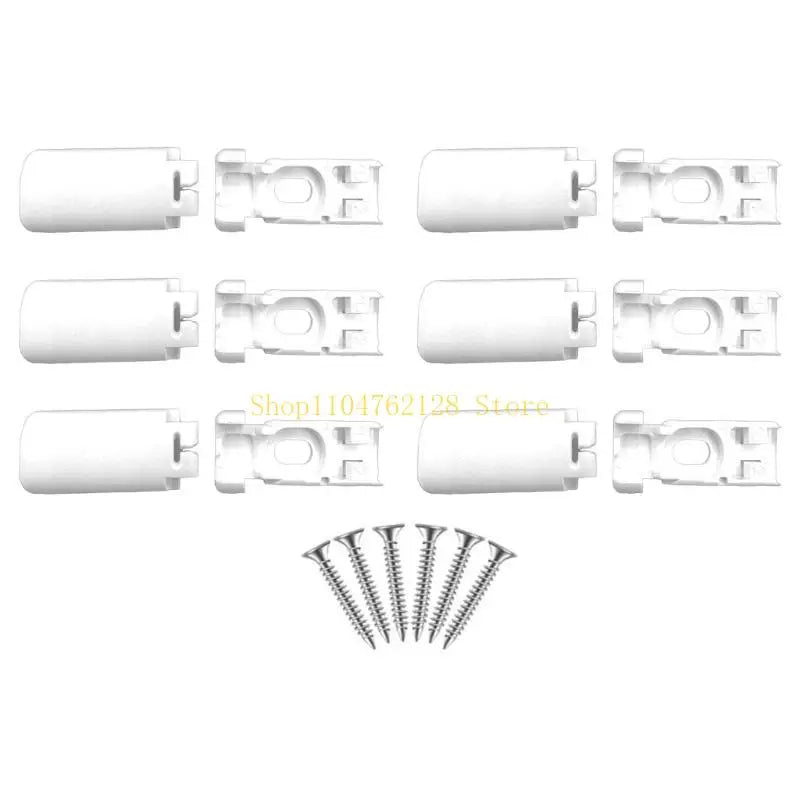 accessoires stores vénitiens blanc moderne utilitaire vis embouts supports plastique fixations chambre maison