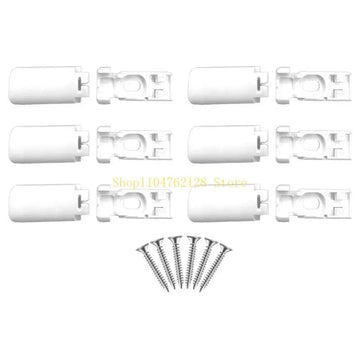 accessoires stores vénitiens blanc moderne utilitaire vis embouts supports plastique fixations chambre maison