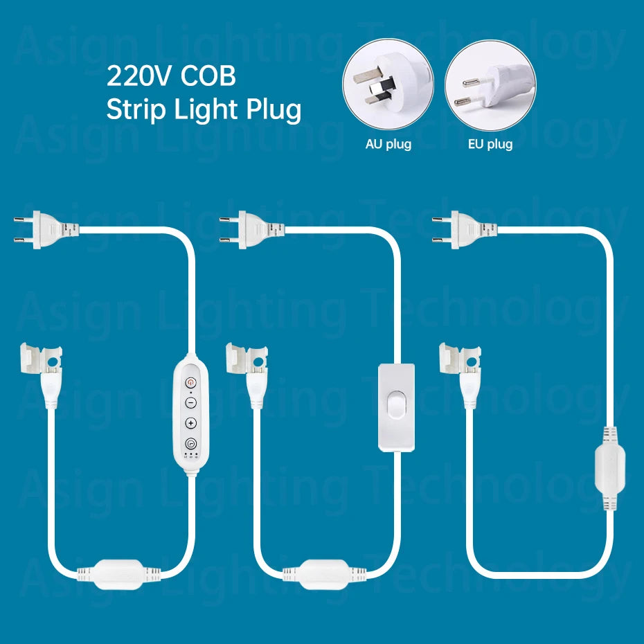connecteur led blanc 220v interrupteur clips certification moderne fonctionnel