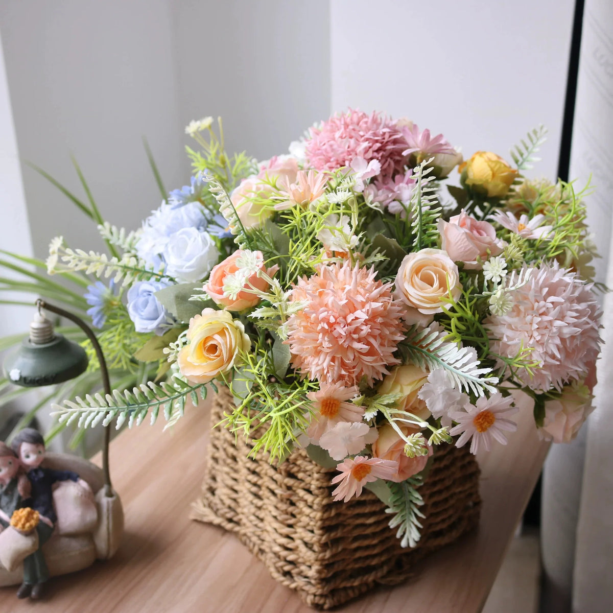 bouquet fleurs artificielles moderne intérieur décoration mariage anniversaire baby shower.setVerticalAlignment( 4131)