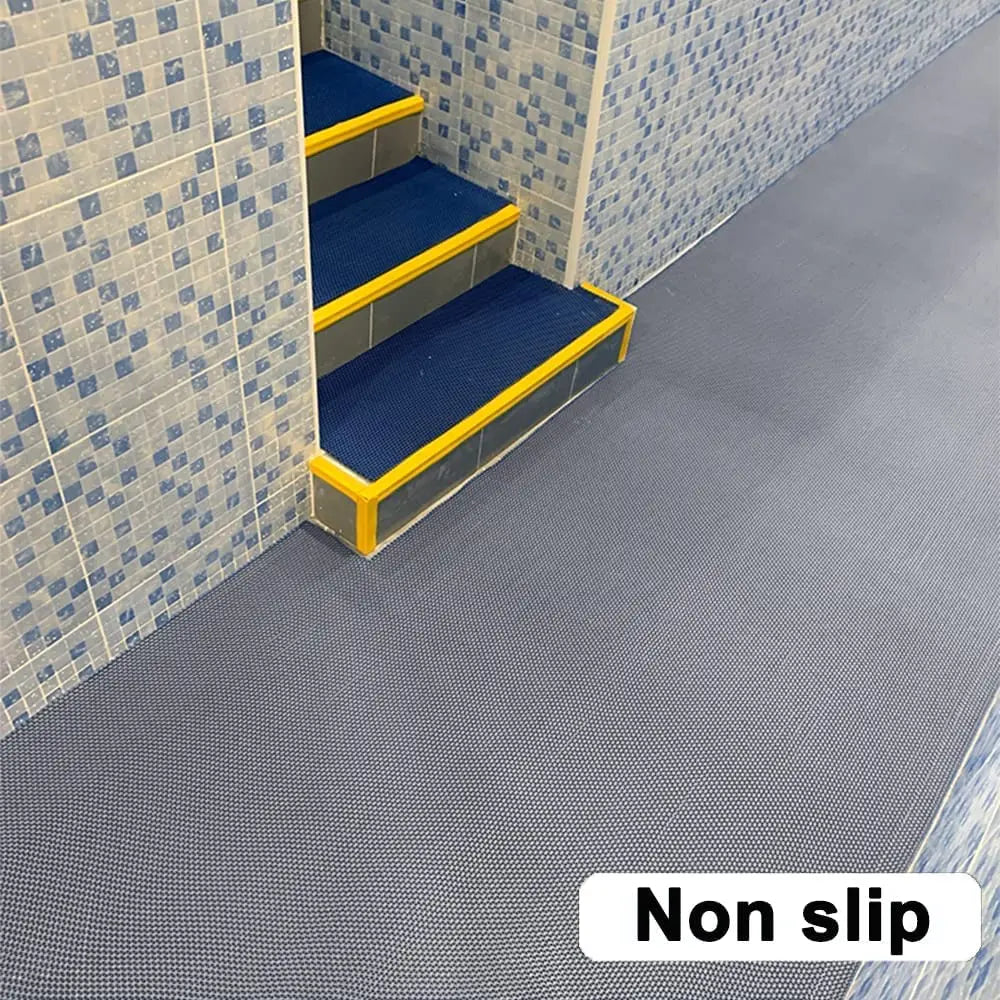 tapis sol salle bain pvc moderne rouge vert gris antidérapant confortable respectueux environnement