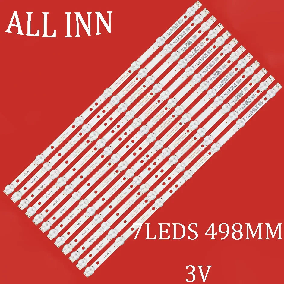 bande led leds blanc 498mm 3v lisses moderne opaques