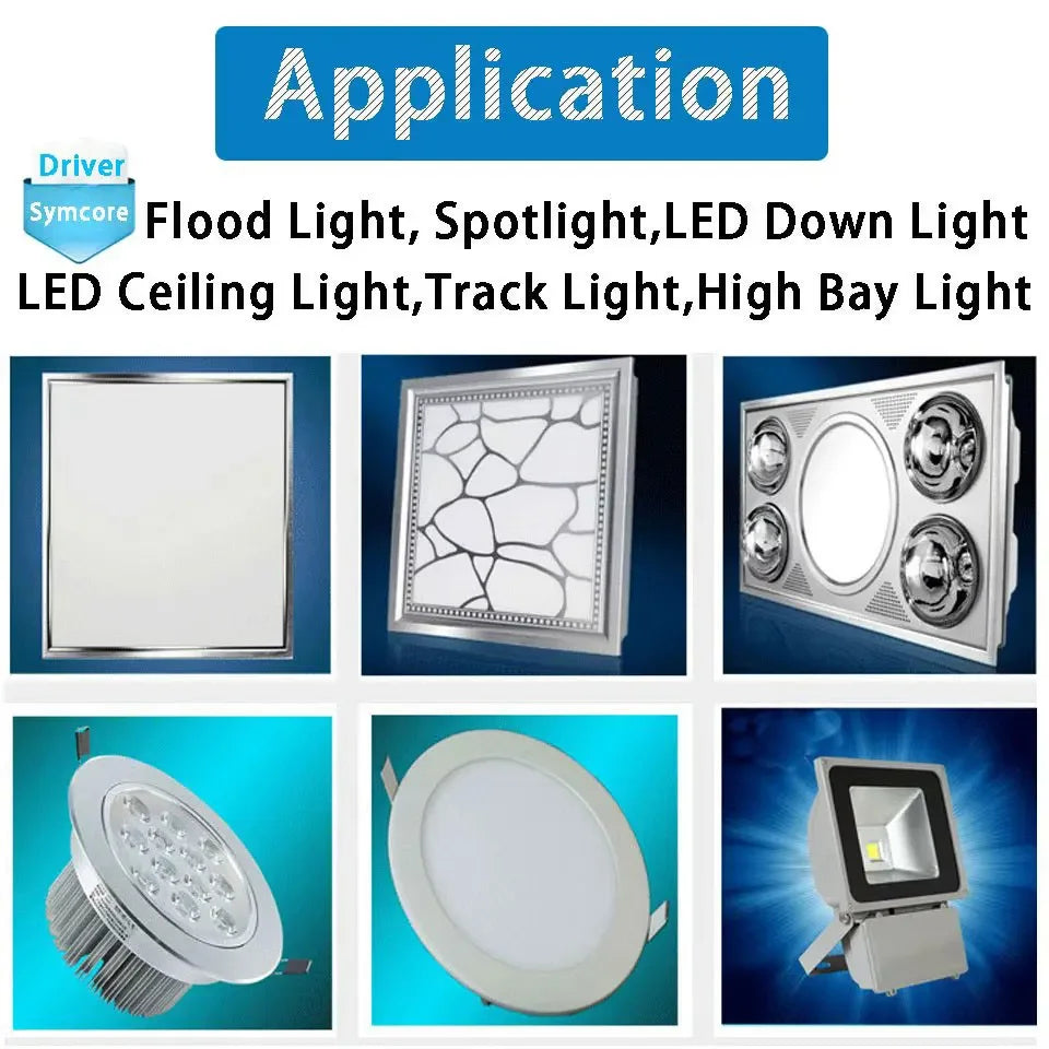 contrôleur led driver alimentation 12v 24v 36v blanc moderne 66x21mm 71x15mm