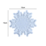 moules silicone motifs floraux flocons neige modernes decoratifs artisanat decoration intérieure