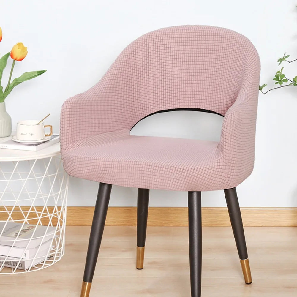 housses chaise tissu carreaux moderne vert marron beige noir polyester extérieur accueil