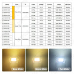 ampoule led cob 10w 20w 30w 50w 100w blanc chaud naturel pure vis fixe
