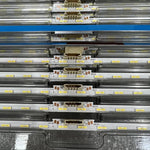 ruban led blanc lumières jaunes moderne sans fixation connecteurs électriques haute luminosité longue durée