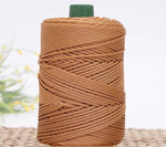 corde coton tressée 3mm fil tissé décoratif couture artisanat accessoires faits main